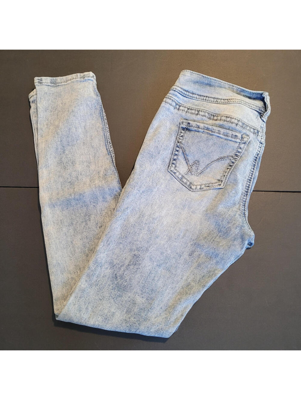 Warehouse One Women’s Skinny Jeans Size 27 Reg Acid Wash Mid Rise Stretch Denim
